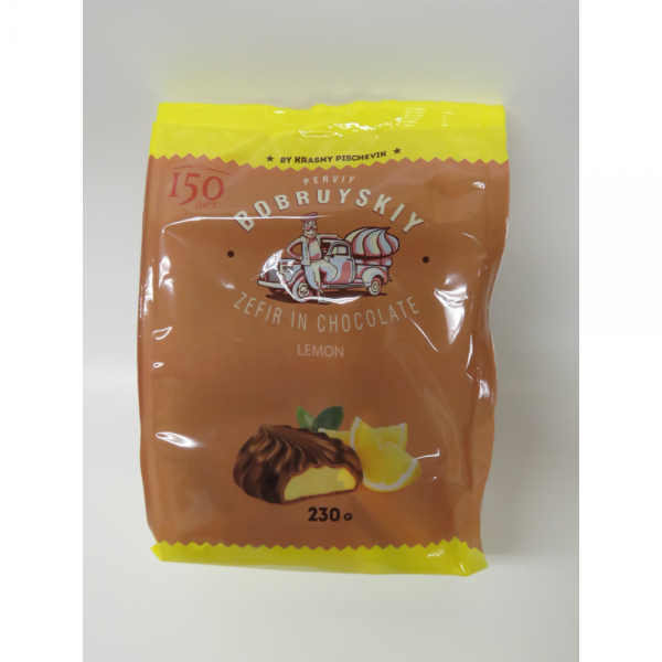 Perviy Bobruyskiy Zefir in Chocolate Lemon 230g